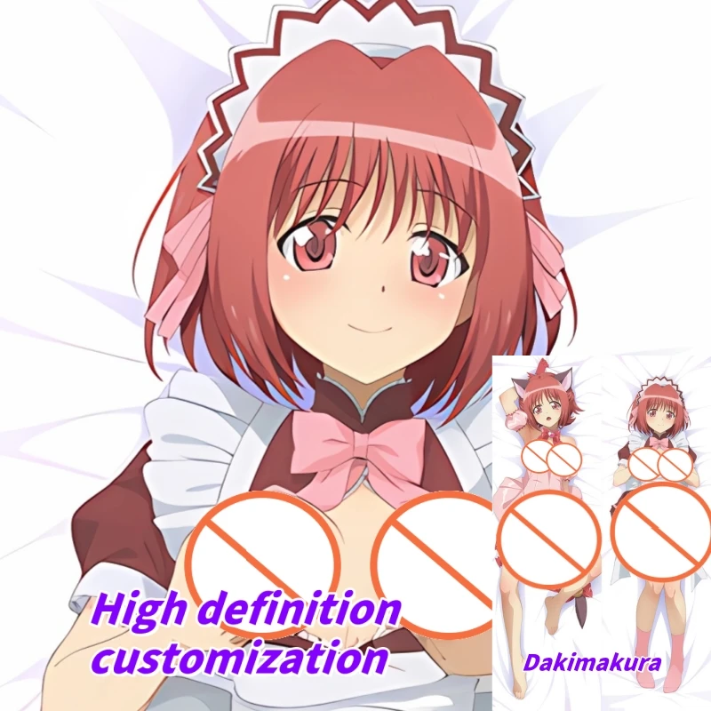 

Dakimakura Anime Pillow Case Tokyo Mew Mew Momomiya Ichigo Double-sided Print Of Life-size Body Pillowcase Gifts