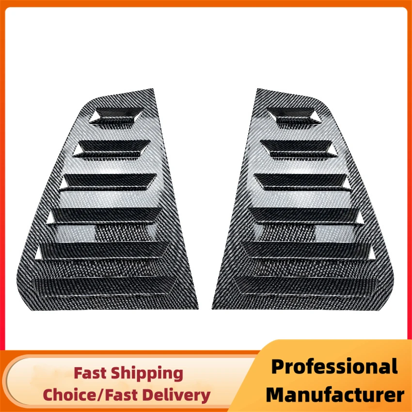 Paar Achterzijde Raambekleding Spoiler Voor Vw Golf 5 Golf 6 Golf 7 MK5 MK6 MK7 MK7.5 2003-2020 Venster Sluiter Cover Louvre Ventilatieopeningen