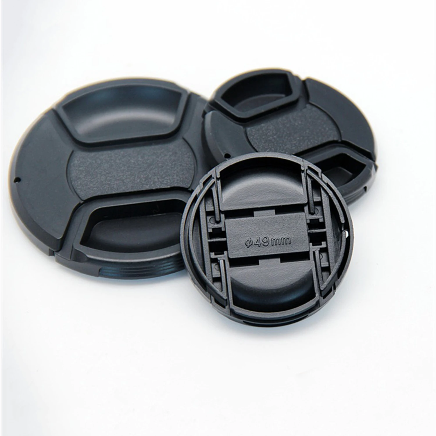 Camera Lens Cap for 49mm 52mm 55mm 58mm 62mm 67mm 72mm 77mm 82mm Suitable for Canon Nikon SONY Fuji and Samsung Camera Lenses