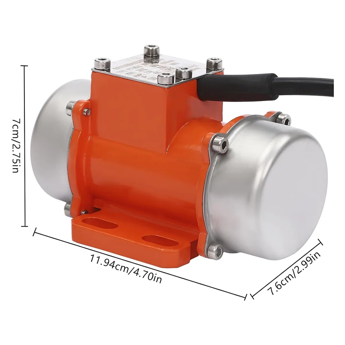 2025+60W DC24V Electric Vibration Motor with Speed Controller Brushless High-Speed Motor Alloy Concrete Vibrator 4000rpm