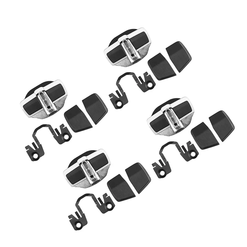 

4 Set Car TRD Door Stabilizer Latches Protector Cover Lid For Subaru All Series BRZ XV Forester Legacy Outback Impreza WRX
