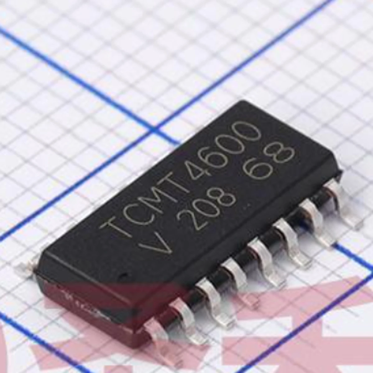 TCMT4600 NEW Original Transistor Output Optocoupler AC DC Phototriode 50mA 1.35V SOP-16 OPTOISO 3.75KV 4CH TRANS 16-SOP TCMT4600