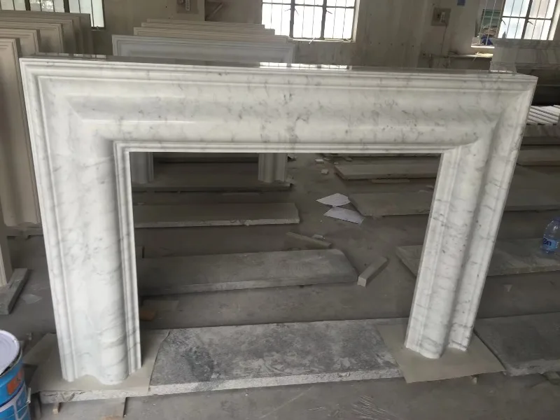 Natural Carrara White Marble Interior Custom Design Home Decoration Carved Stone