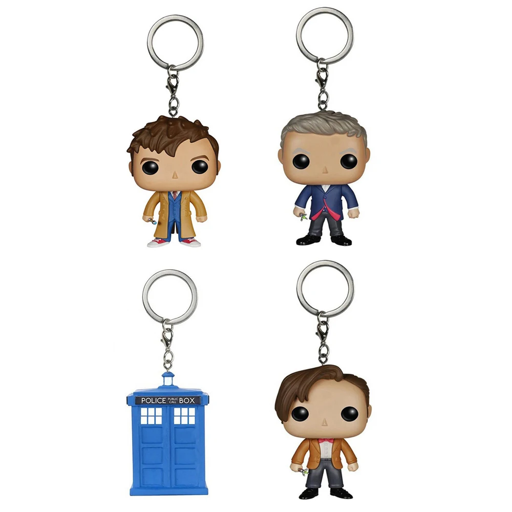 Tenth Doctor Pocket Keychain Toy Tardis Figure Collection