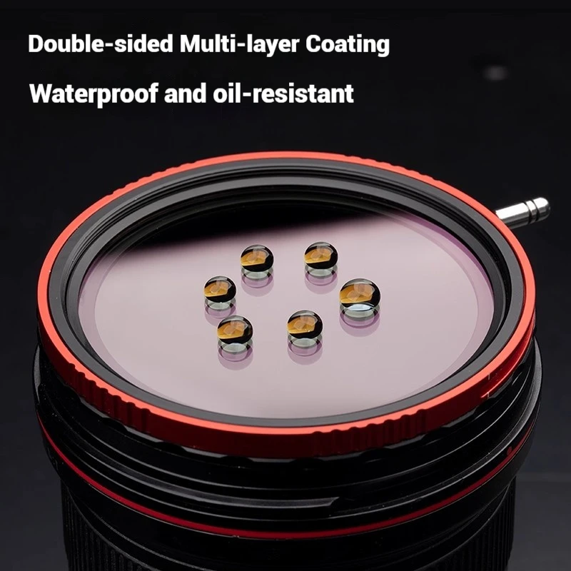 하이다 PROII CPL-VND 가변 편광 필터 2 in 1 렌즈 필터 67 72 77 82mm 95 멀티레이어 코팅 편광 조절 가능 ND 필터