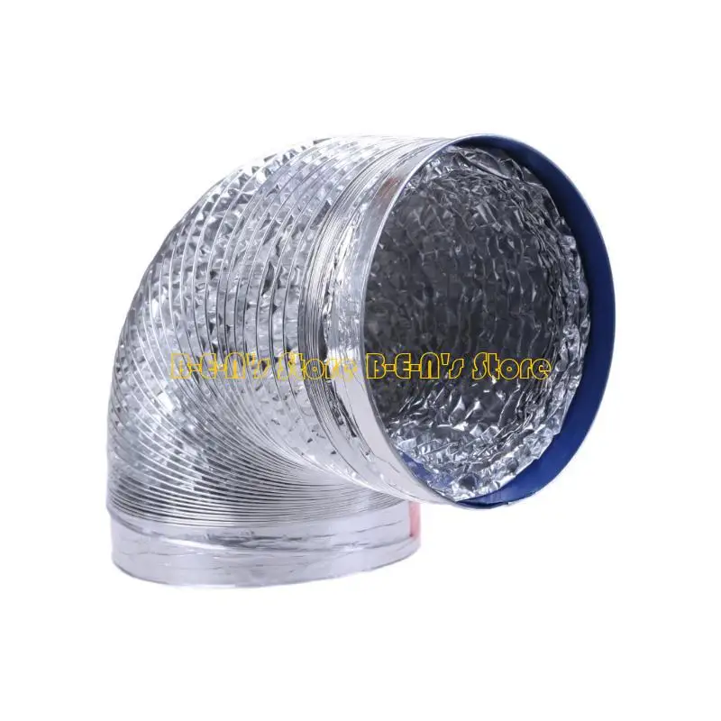 Y1AD 4.33inch Flexible Air Aluminum Ducting Retractable Dryer Vent Hose for Exhaust Fan & Blowers Exhaust Fan Hose 300cm/1.5m