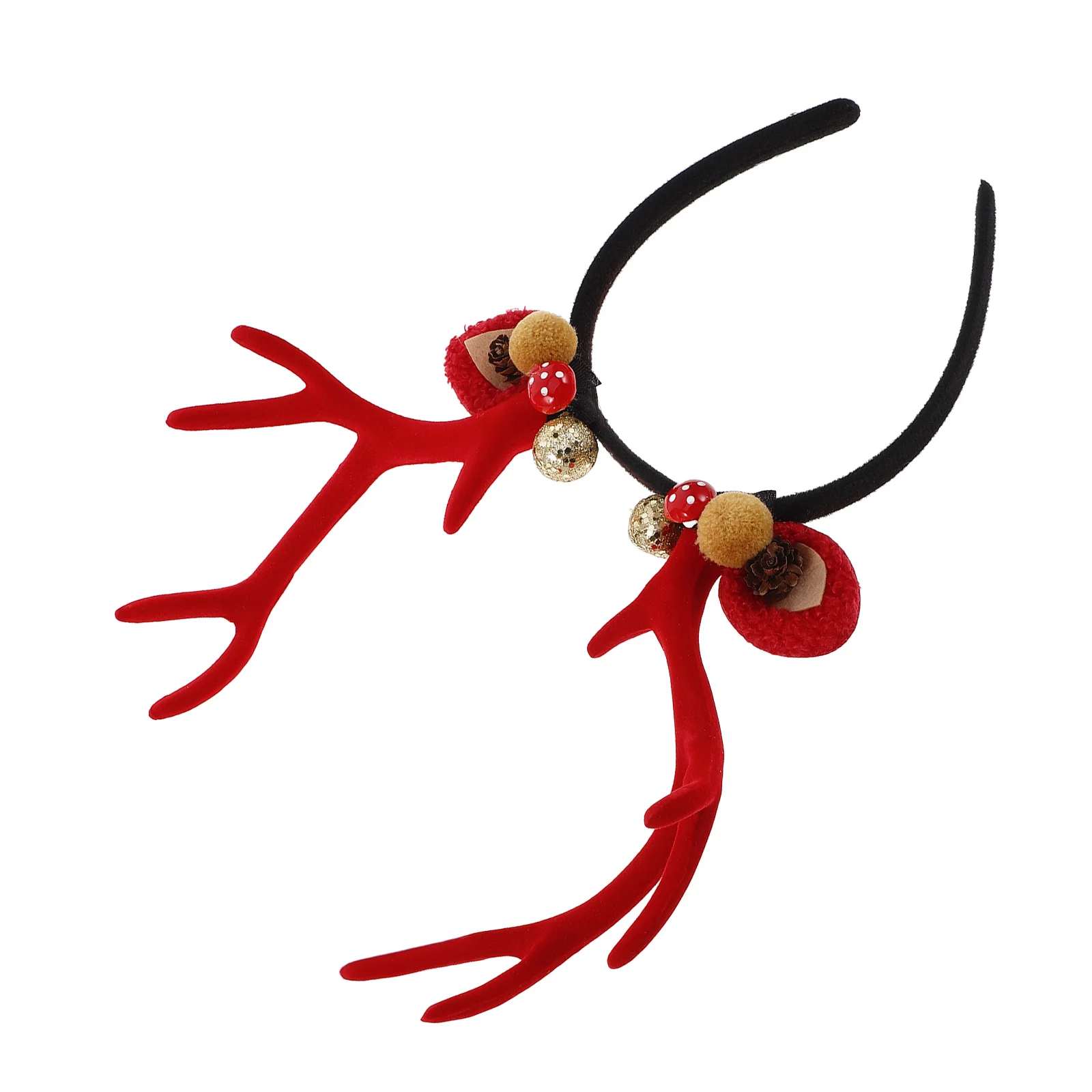 

Antlers Headband Deer Costume in Headlights Couples Ears Reindeer Headbands