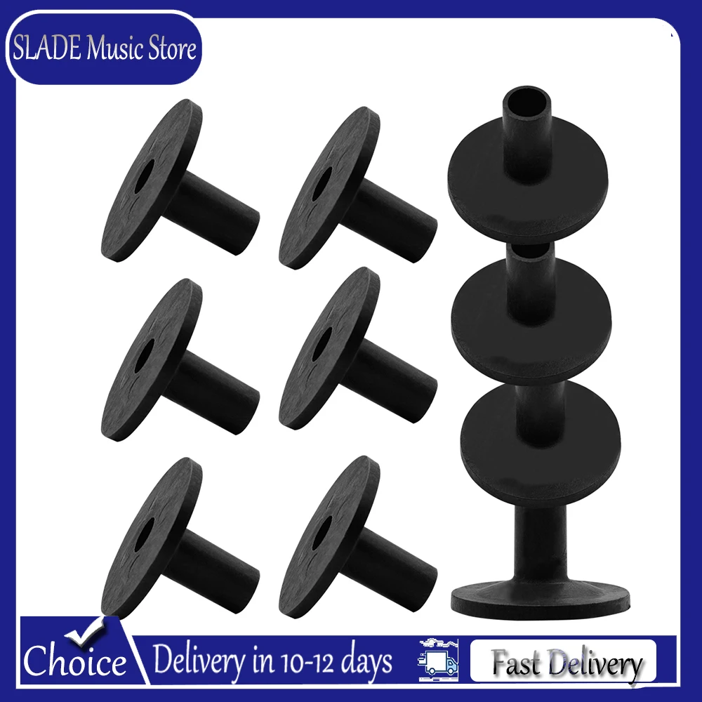 Rustproof Plastic Cymbal Flange Sleeves 10Pcs Drum Set Cymbal Stand Connector Holder Percussion Replacement Accessories