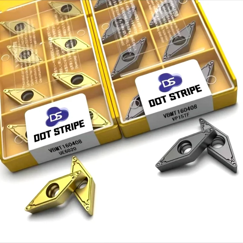 

VBMT160404 VBMT160408 HQ VP15 U6020 Original CNC Lathe Tool Processing Metal Turning Insert Outer Diameter Cutting Tool