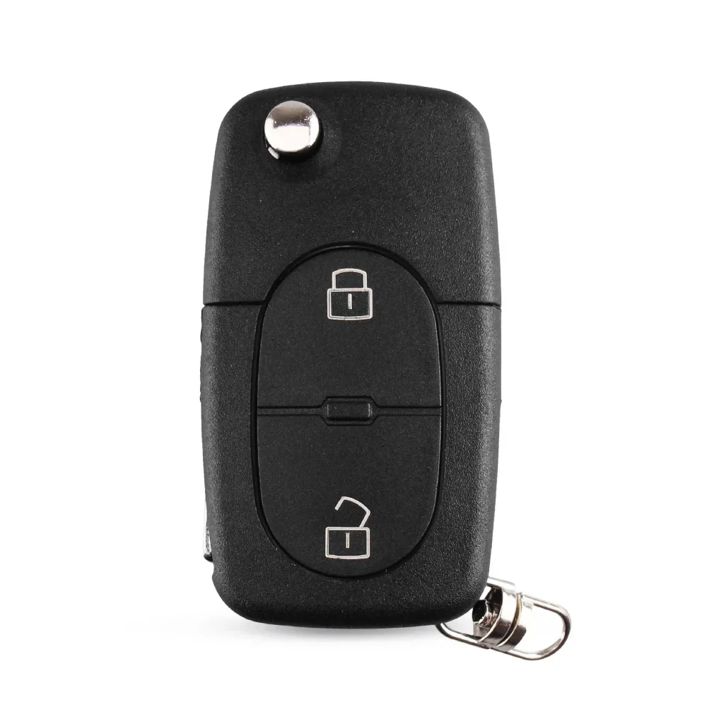 DANDKEY 2/3 pulsanti CR1620 batteria Remote Flip Key Case Shell Cover per Audi TT A4 A6 Quattro 1997-2005 vecchi modelli