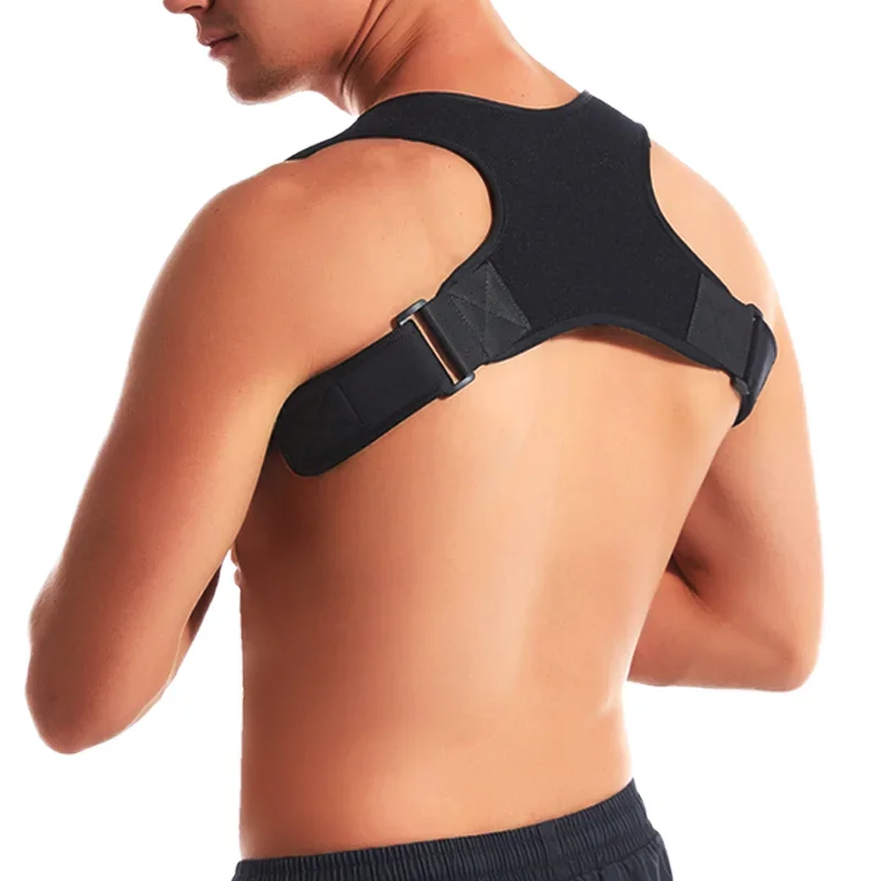 Männer Unsichtbare Zurück Corrector Straps Anti Buckel Zurück Unterstützung Klammer Einstellbar Verbesserung Haltung Gürtel Zurück Gerade Bands – Detail 6