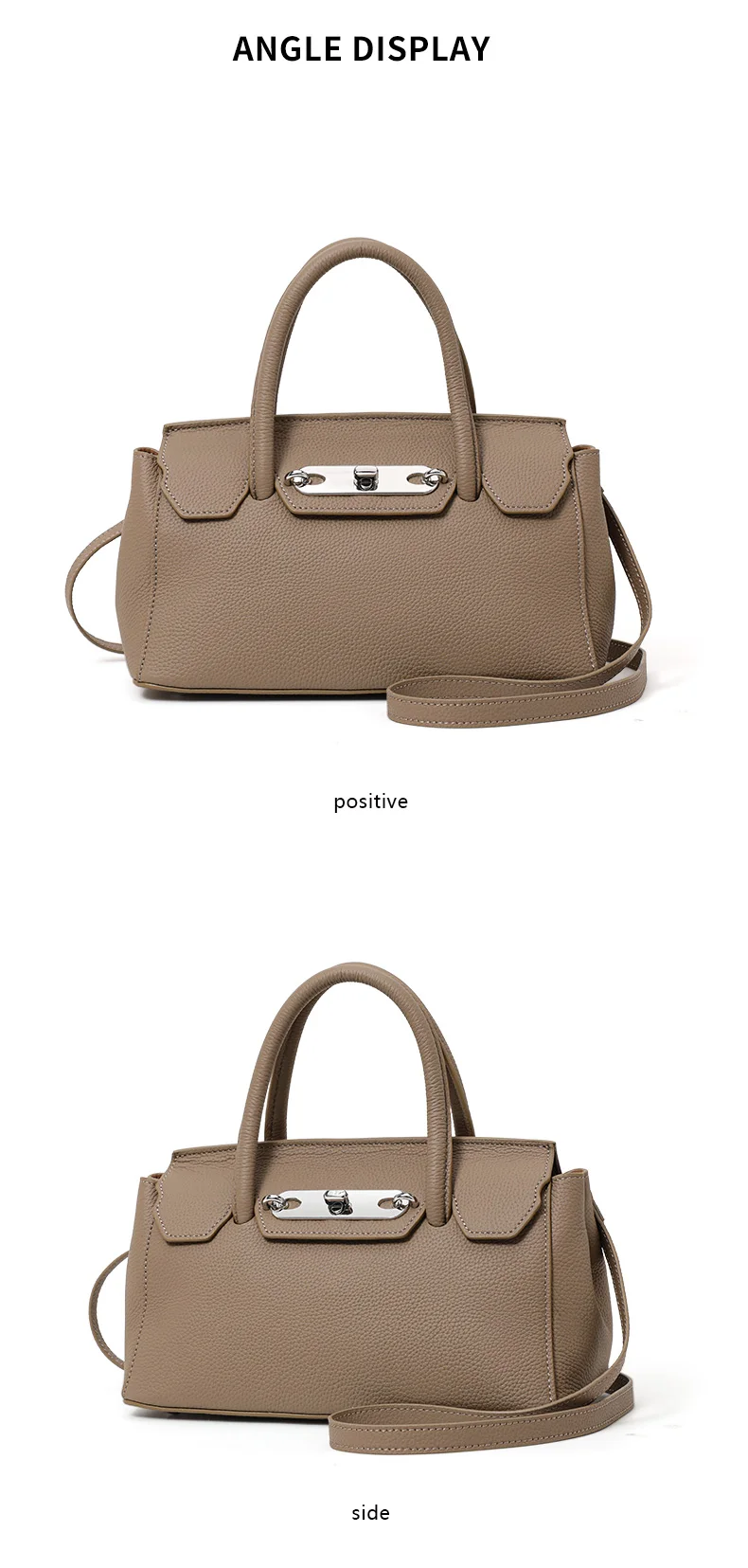 Leder-Damenhandtasche 2026 Neue Mode Elegante Muttertasche Lässige Pendler-Damenhandtasche Schulter-Umhängetasche – Detail 7