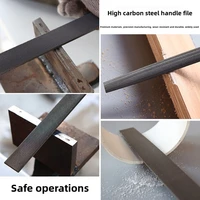Heavy-Duty High-Carbon Steel Fitter File Set - Coarse Tooth Files with Ergonomic Handle,Tools for Metal Craft & DIY Heavy-Duty 6