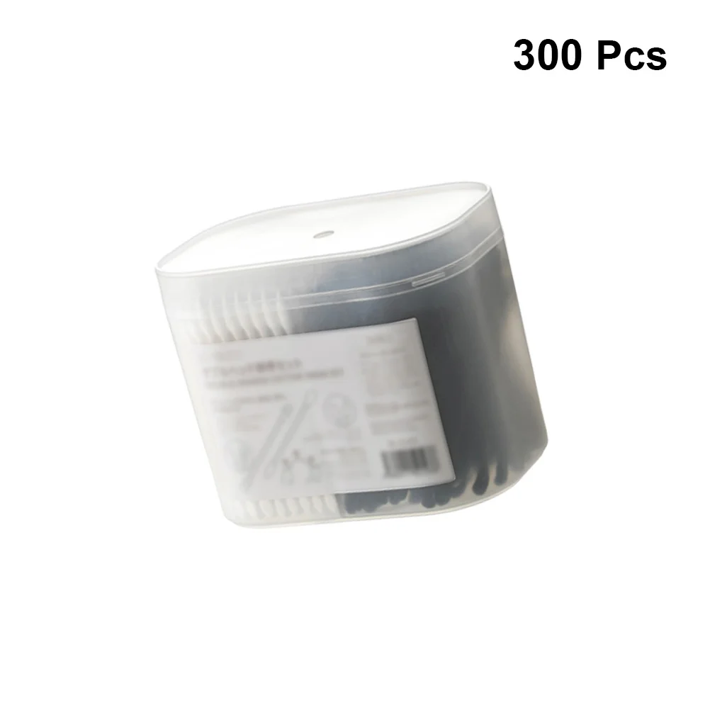 300Pcs Cotton Swabs Double Head Soft Compact Tips Makeup Cleaning Ear Care Cotton Bud Beauty Accessories Cleaning
