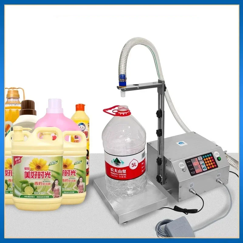 Pesatrice di liquidi resistente alla corrosione e riempitrice quantitativa Confezionatrice ad alta velocità Riempitrice automatica per olio commestibile