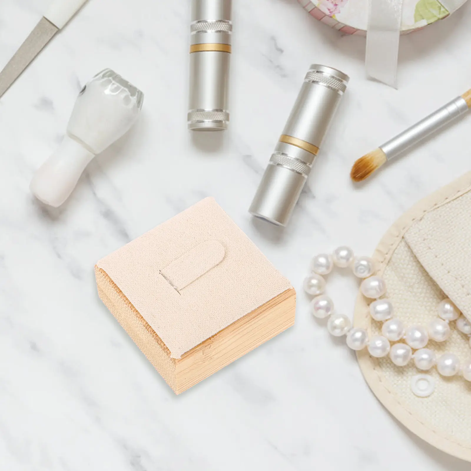 

Бамбуковая подставка для колец: простой, компактный, легкий органайзер для украшений, держатель для колец для туалетного столика, спальни, ванной комнаты, магазина