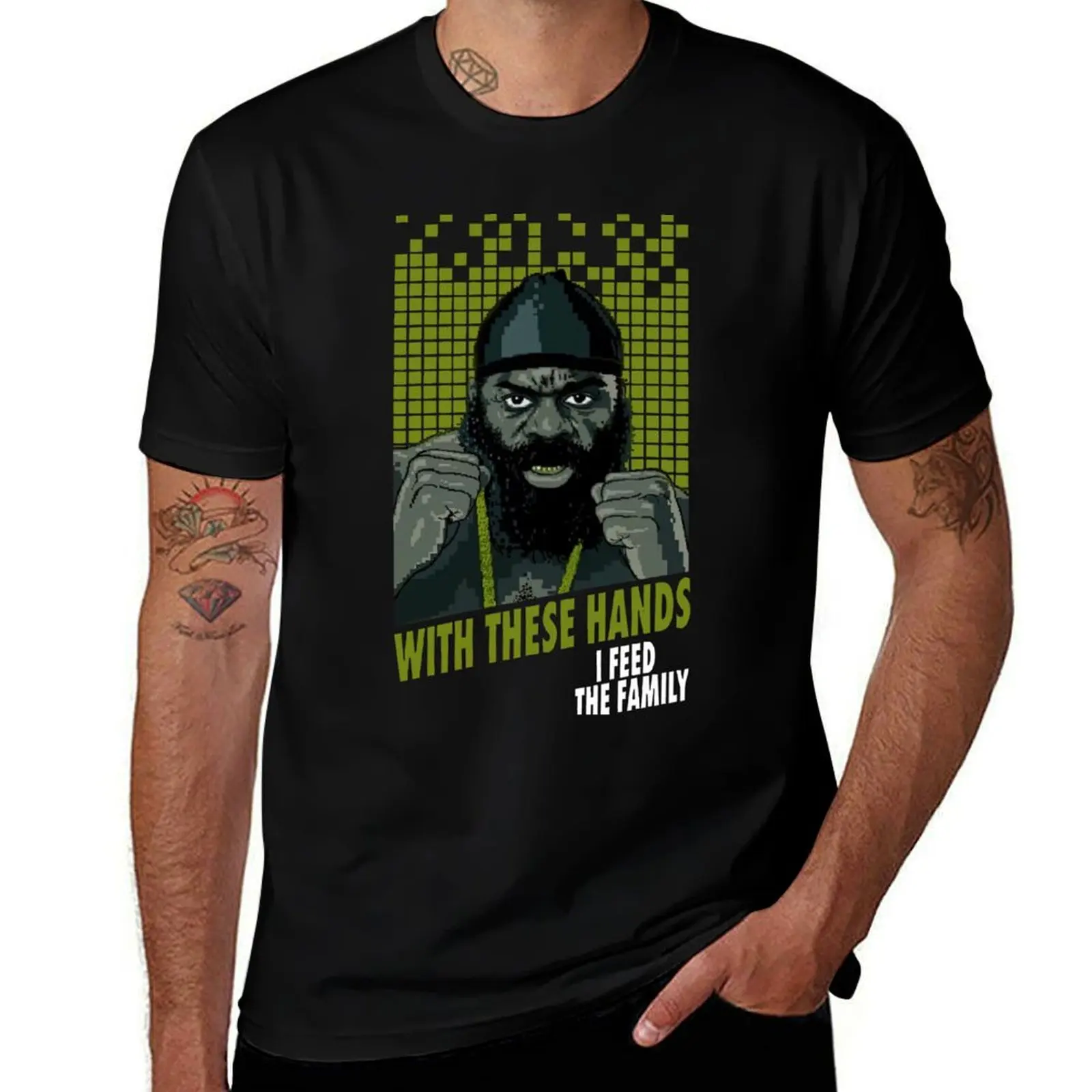 Kimbo Slice Tribute T-Shirt All Match Basic Short Sleeve Top T-Shirt