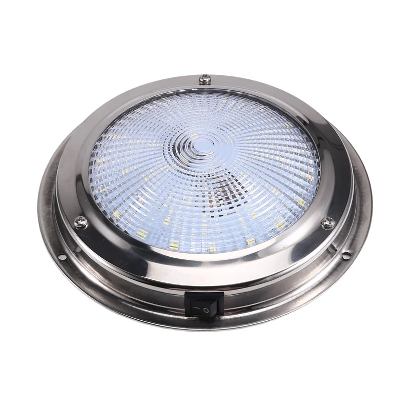 

Светодиодный потолочный купольный светильник для автодома, 42 светодиода, IP65, водонепроницаемый, 12 В-24 В, морской интерьер, аксессуар для лампы для прощания лодки