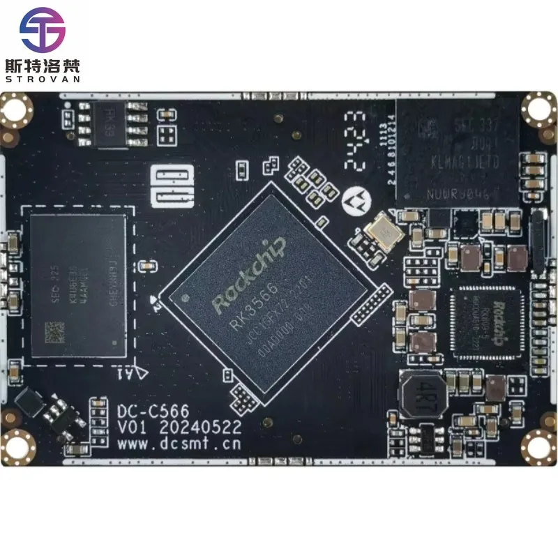 New RK3566  Core Board with 2GB DDR RAM 16GB EMMC  Interface for Amusement Machine Industrial Control Applications