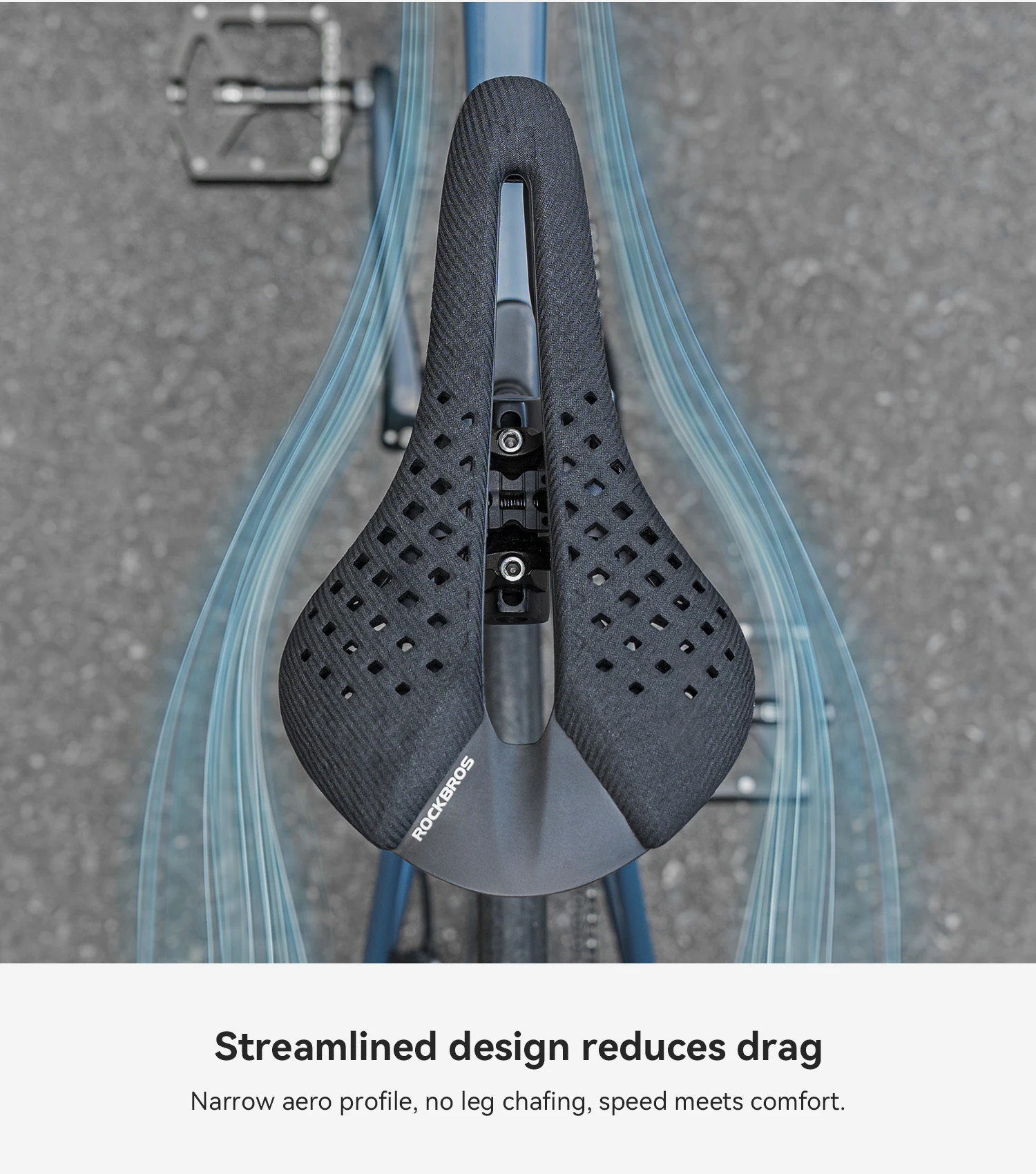 ROCKBROS Carbonfaser-Fahrradsattel Leichter Hohler Atmungsaktiver Fahrradsitz Regenfester MTB Rennrad Faltrad Fahrradsattel – Detail 12