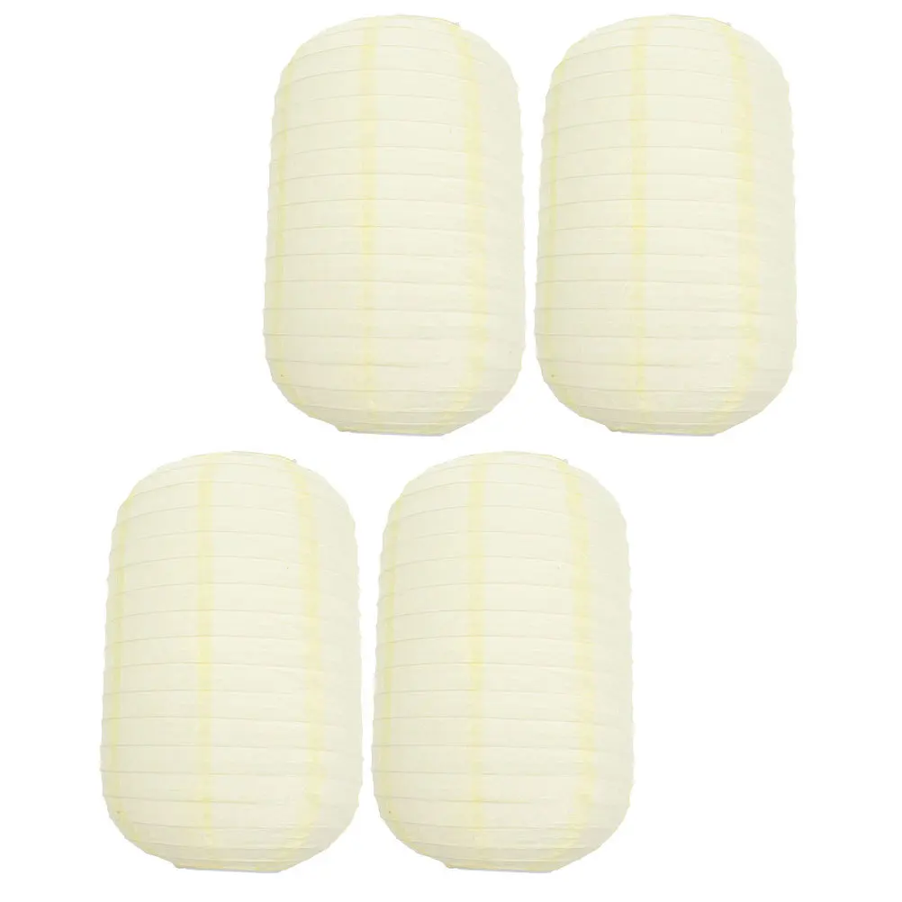 

4Pcs Lantern Decor Traditional Japanese Paper Lamp Hanging Ornament for Izakaya Garden Party Autumn Festival Use