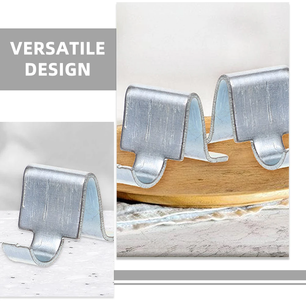 

20 Pcs Shelf Support Clips Metal Pegs Iron Cabinet Accessories Shelving Brackets Hardware Durability Functional Furniture