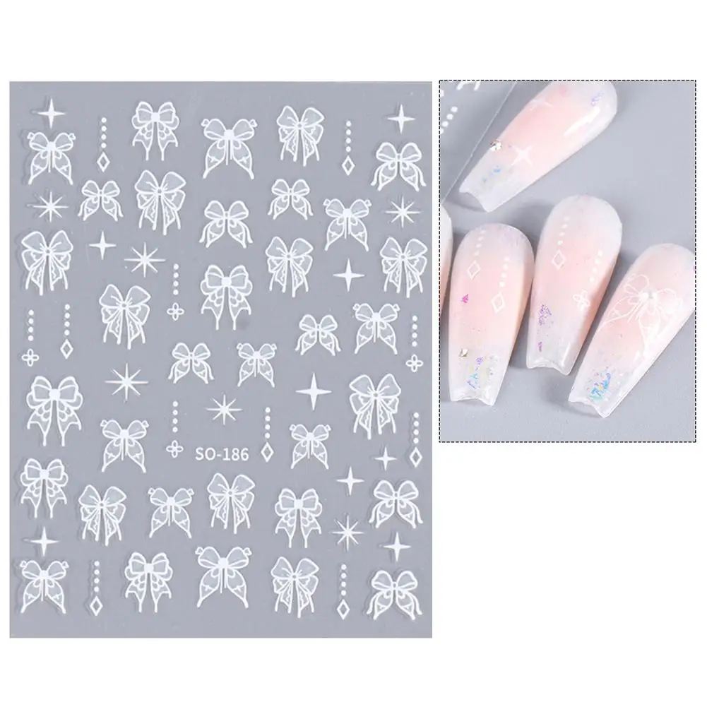 1 Stuks Bloem Nail Art Stickers Lente Stickers Stickers Decoratie Nagel Eenvoudige Manicure Decoratie Diy M6a7