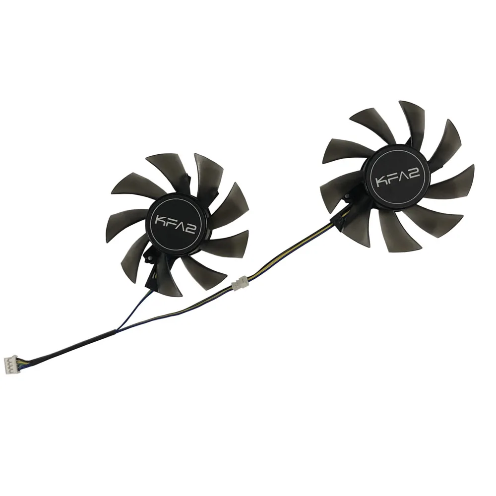 2Pcs/Set,Video Cooler,Graphics Card Fan,T128015DU,For kllisre GTX 1660 gtx1660 super 6gb