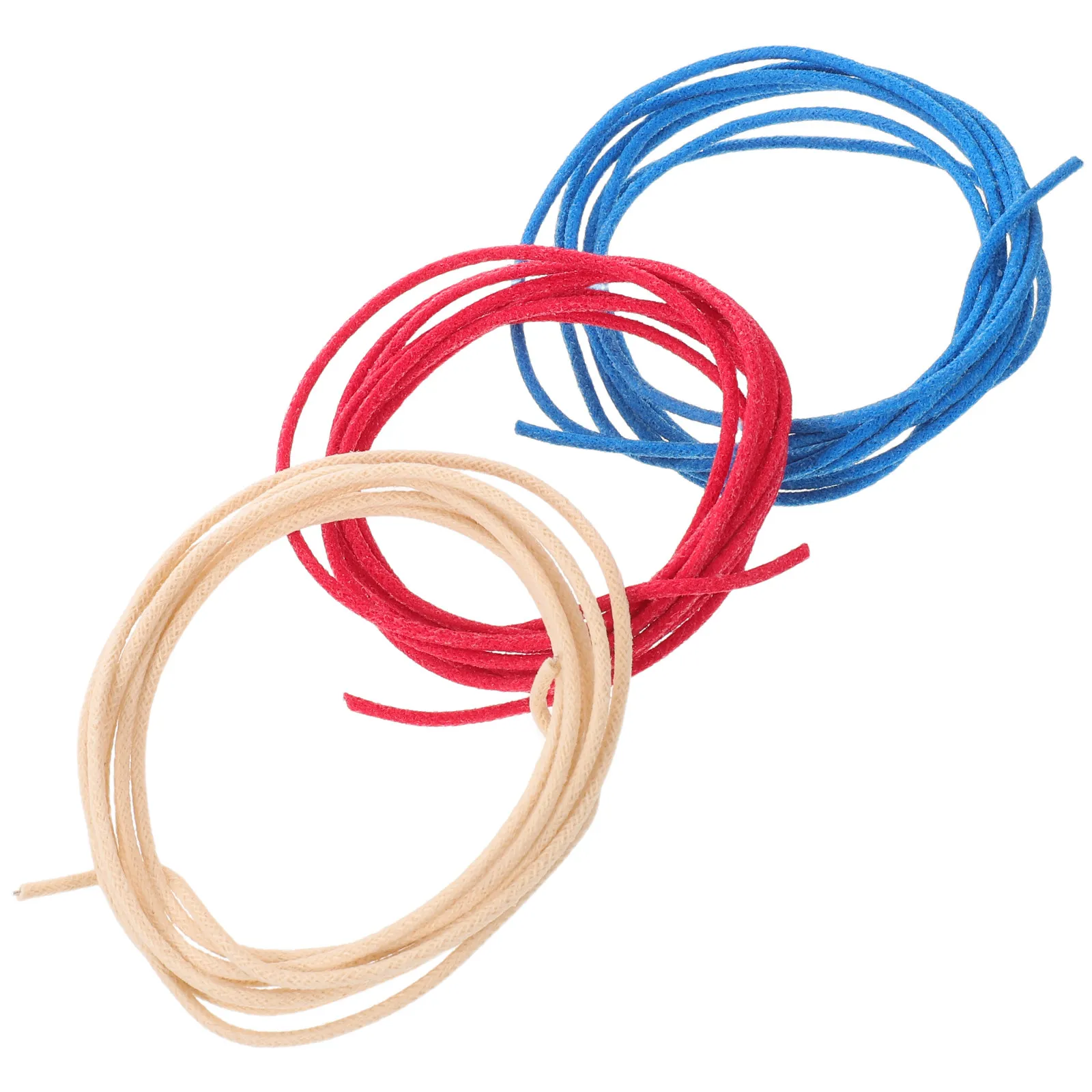 3Pcs Waxed Cloth Braided Guitar Pushback Wire Set Vintage Electric Bass Wiring Cable Copper Stranded for DIY Upgrade Repair Kit
