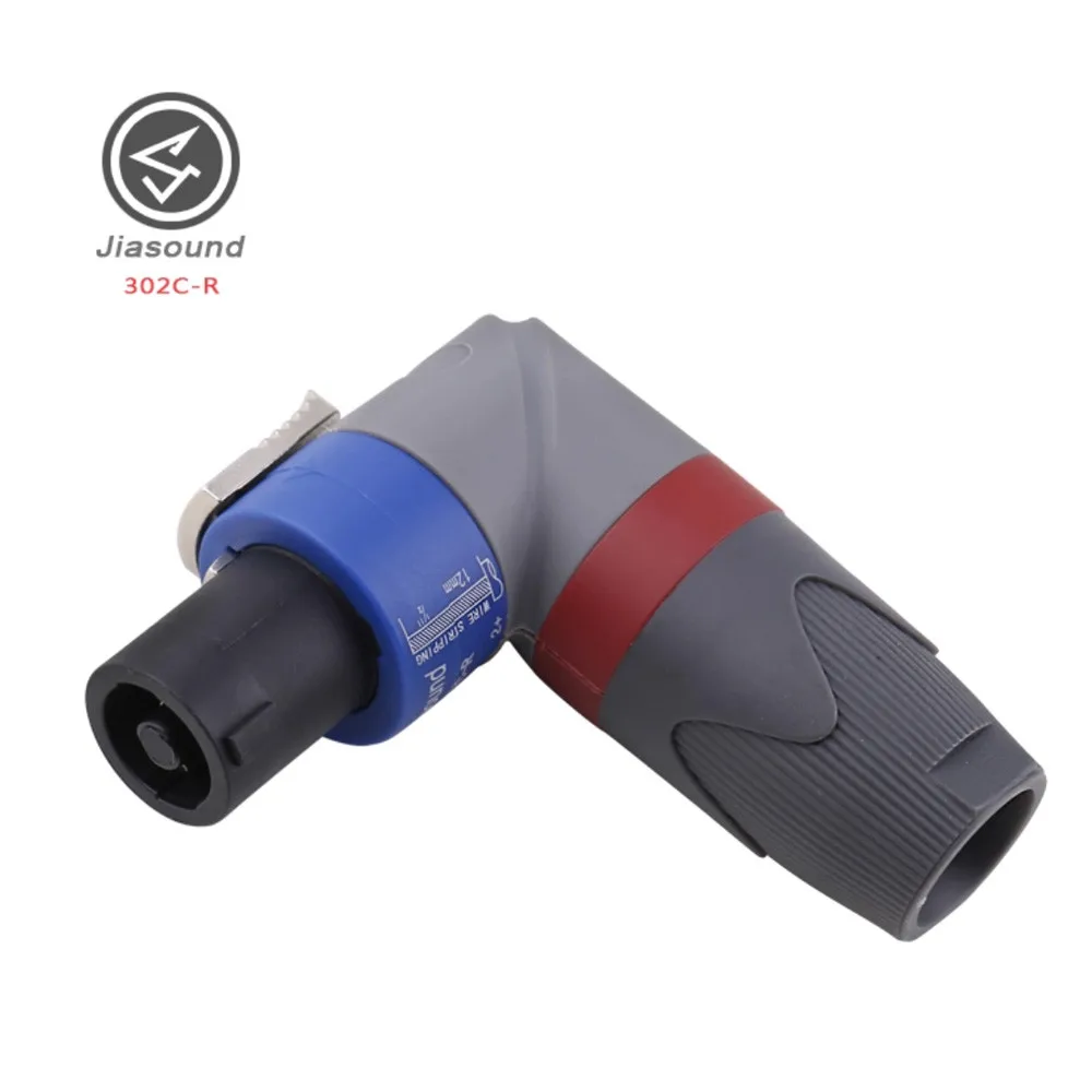 Jiasound All-copper Core High-end Four-core Professional Performance Speaker Connector 4-core Speaker Ohm Plug SpeakON