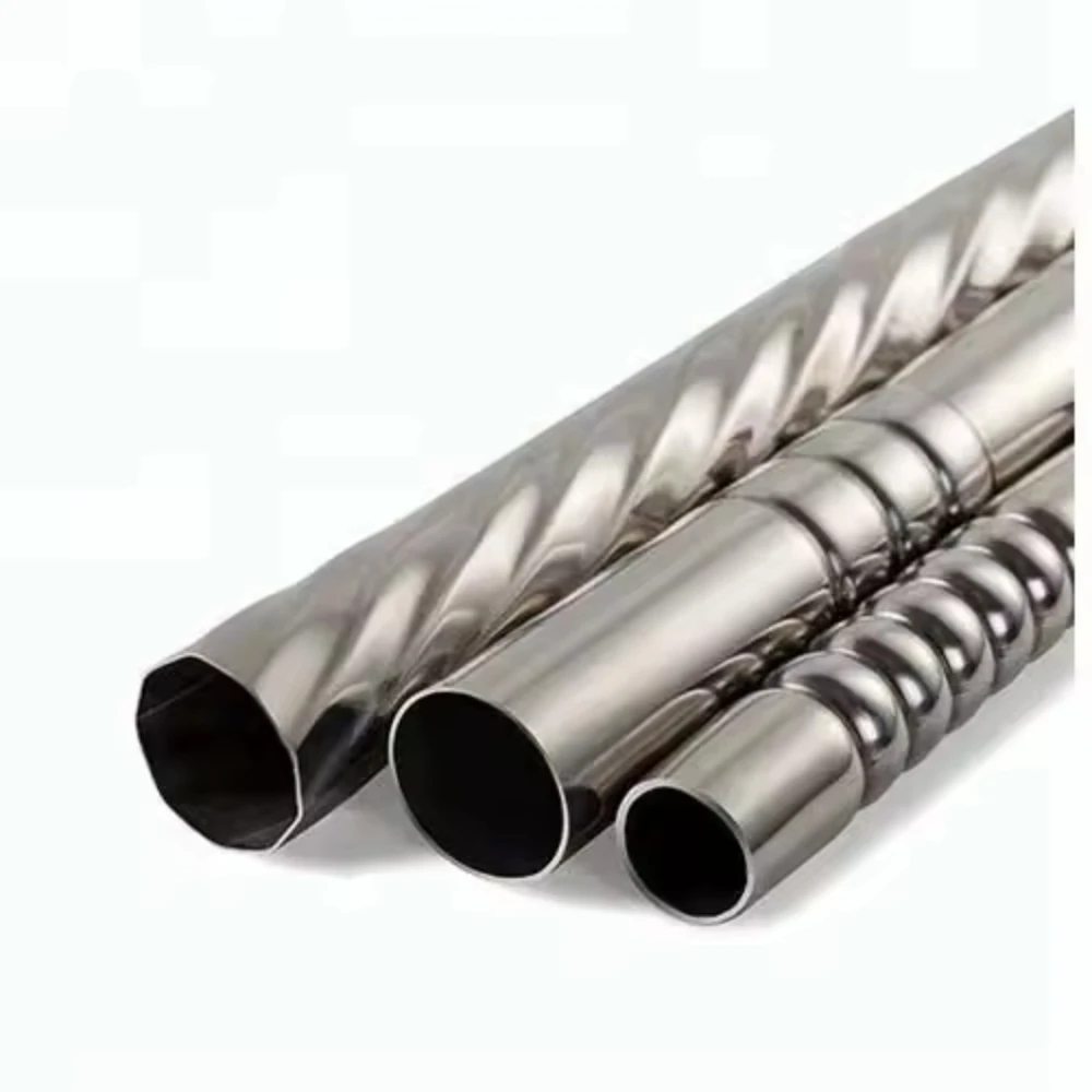 Stainless Steel Twisted And Spiral Pipes Stainless Steel Tube Pipe