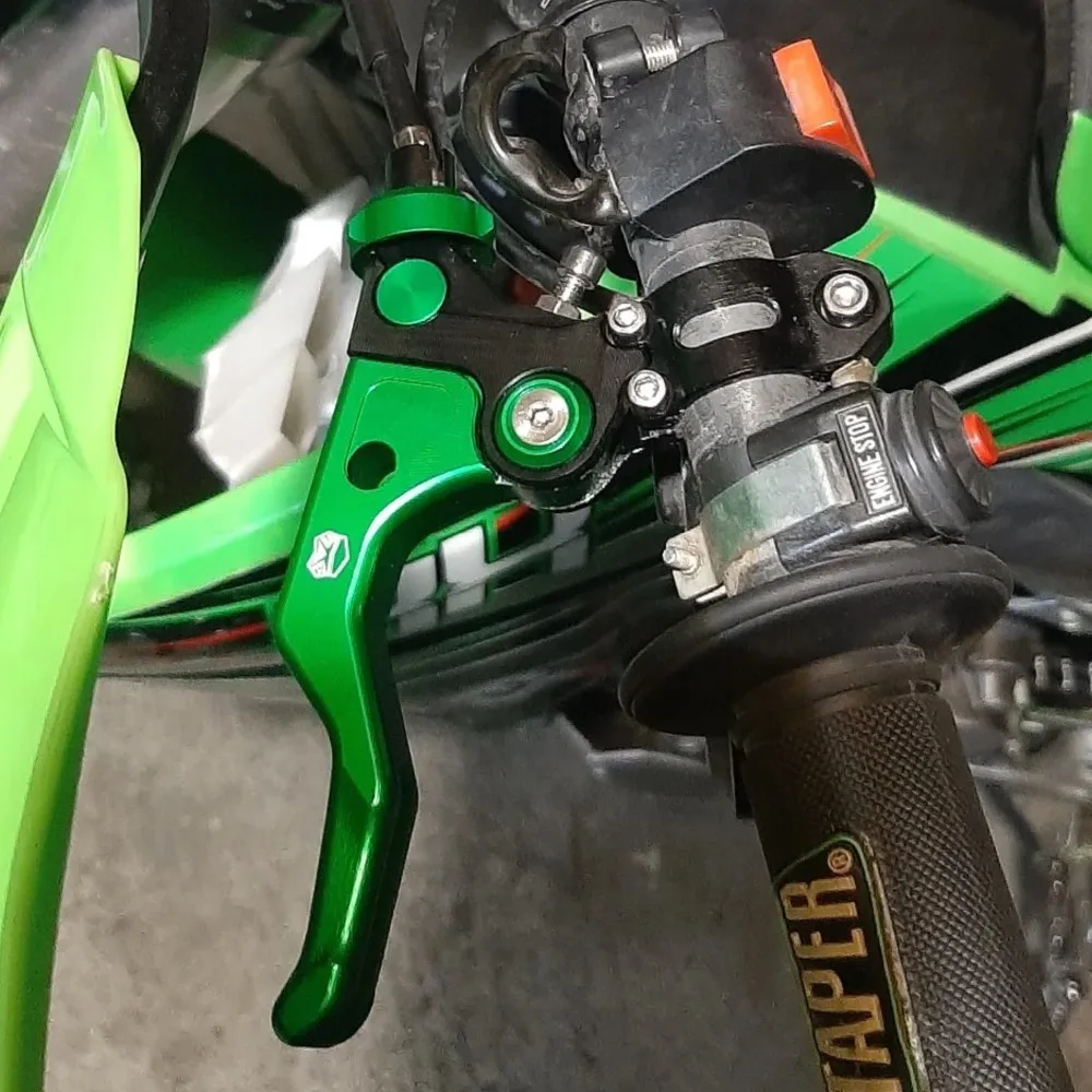 Palanca de embrague para acrobacias Dirt Pit Bike, percha de Cable de tracción fácil para Kawasaki KDX D-TRACKER KLX 125 140 175 200 220 250 300 450 650 SR G L