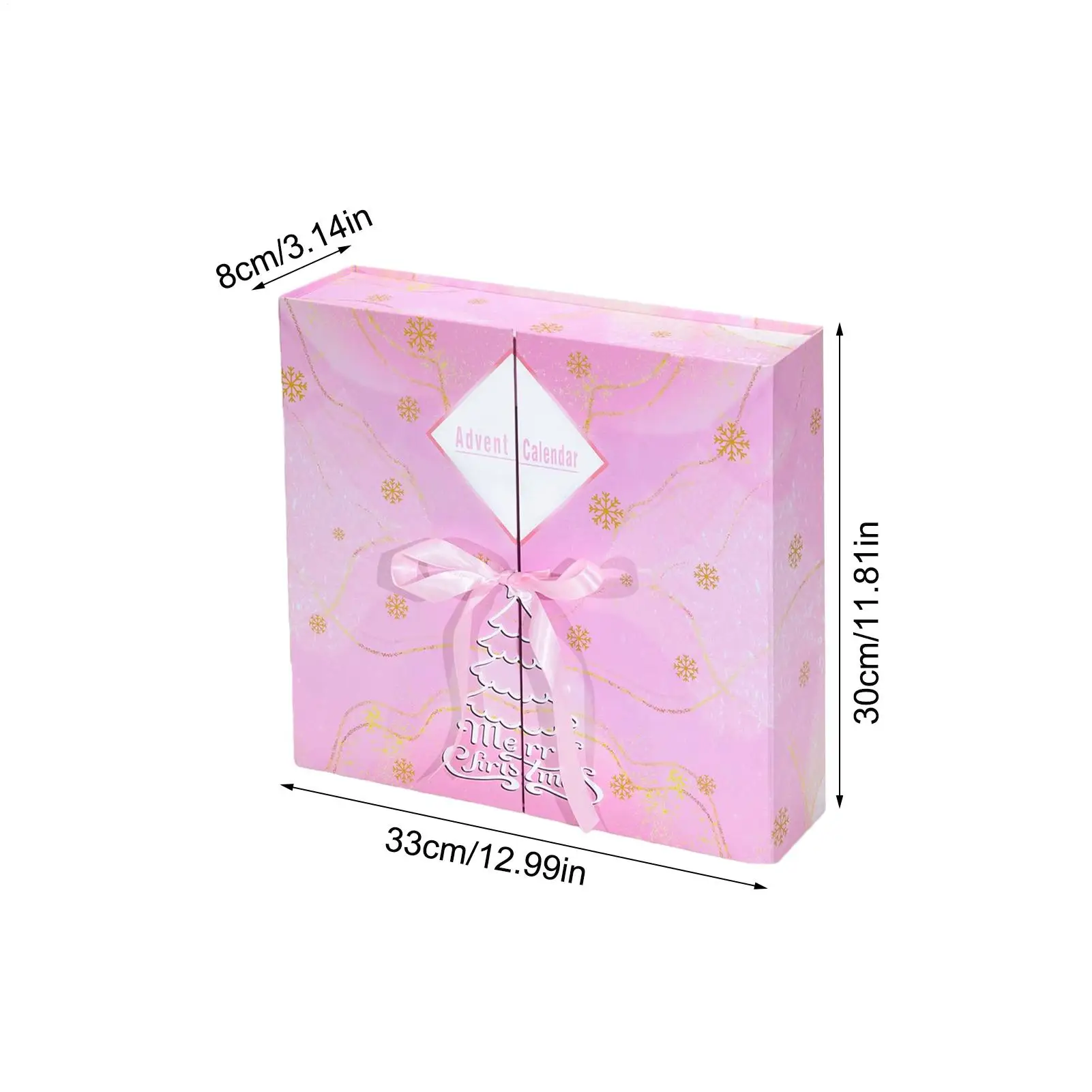 24 شبكة عيد الميلاد العد التنازلي تقويم القدوم طوي إعادة الملء صندوق فارغ 24 يومًا مفاجأة هدية صندوق التقويم للأطفال في سن المراهقة