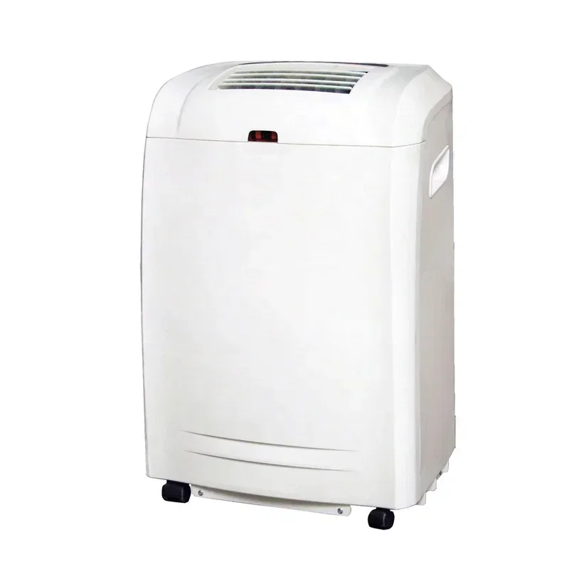 Haier 7000 BTU portable bedroom air conditioner with dehumidification function, certified by Energy Star in white/almond color