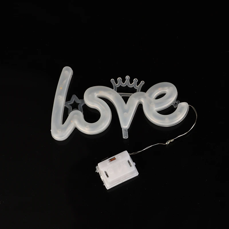 1PC LOVE Romantic Night Light Valentine's Day Proposal And Confession LED String Lights Battery Lights Wedding Decoration Light