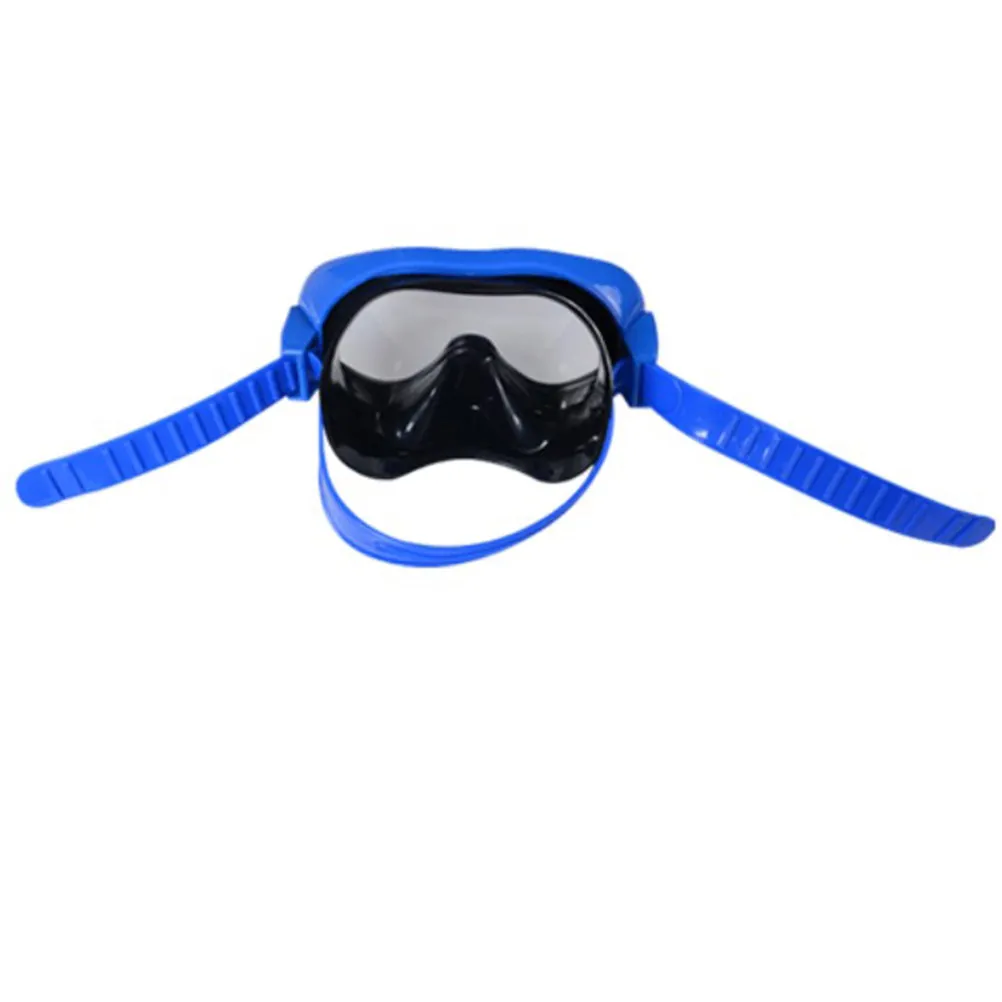 Snorkeling Swimming Goggles Women's Men's Adjustable Blue Semi-Dry Type Diving Swimming Glasses Breath Tube
