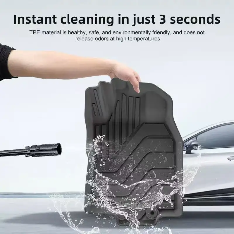 Car Floor Mats for X-TRAIL T32 Fuel 2016 2017 2018 2019 2020 2021 2022 TPE Waterproof Foot Mat Right Hand Drive 3D Floor Liners