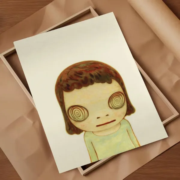 Yoshitomo نارا الفن سلسلة المشارك طباعة قماش صور المنزل لغرفة المعيشة وغرفة النوم جدار ديكور حديث اللوحة بدون إطار