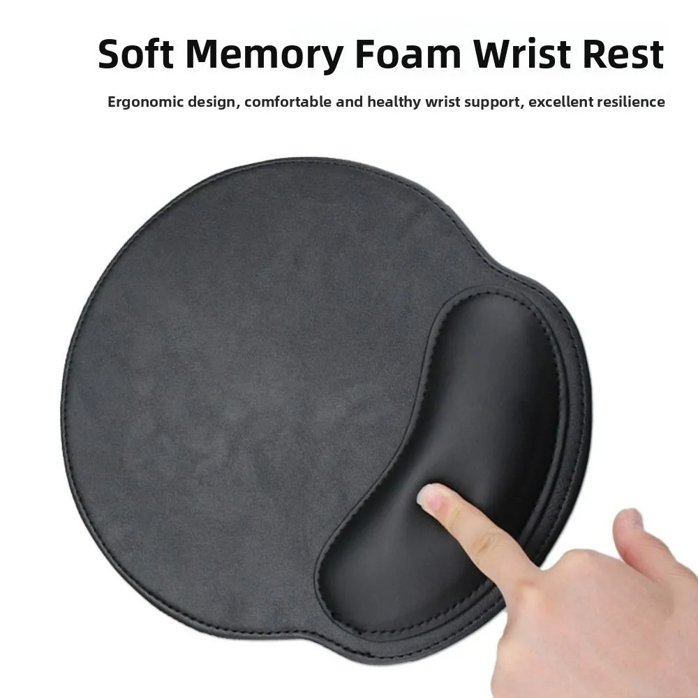 2Pcs/Set Slow Rebound Wrist Support Mouse Pad Creative Comfort Ergonomic Mouse Pad Wrist Rest Waterproof Keyboard Hand Cushion