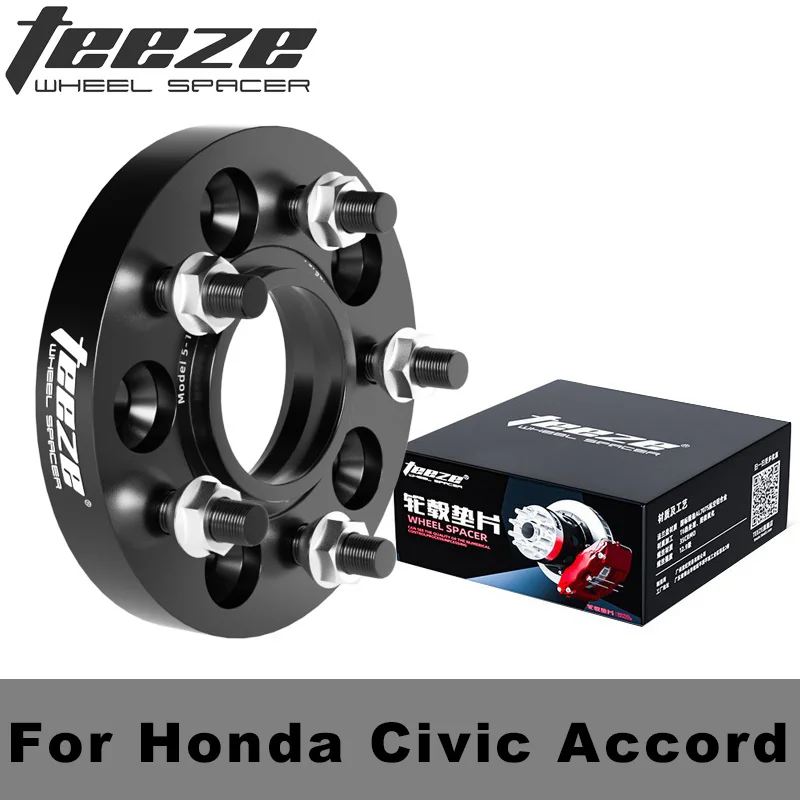 

For Honda Civic Accord Wheel Spacers 5x114.3 Hubcentric 64.1mm M12X1.5 Widening Aluminum Adapter Separadores Accessories 1piece