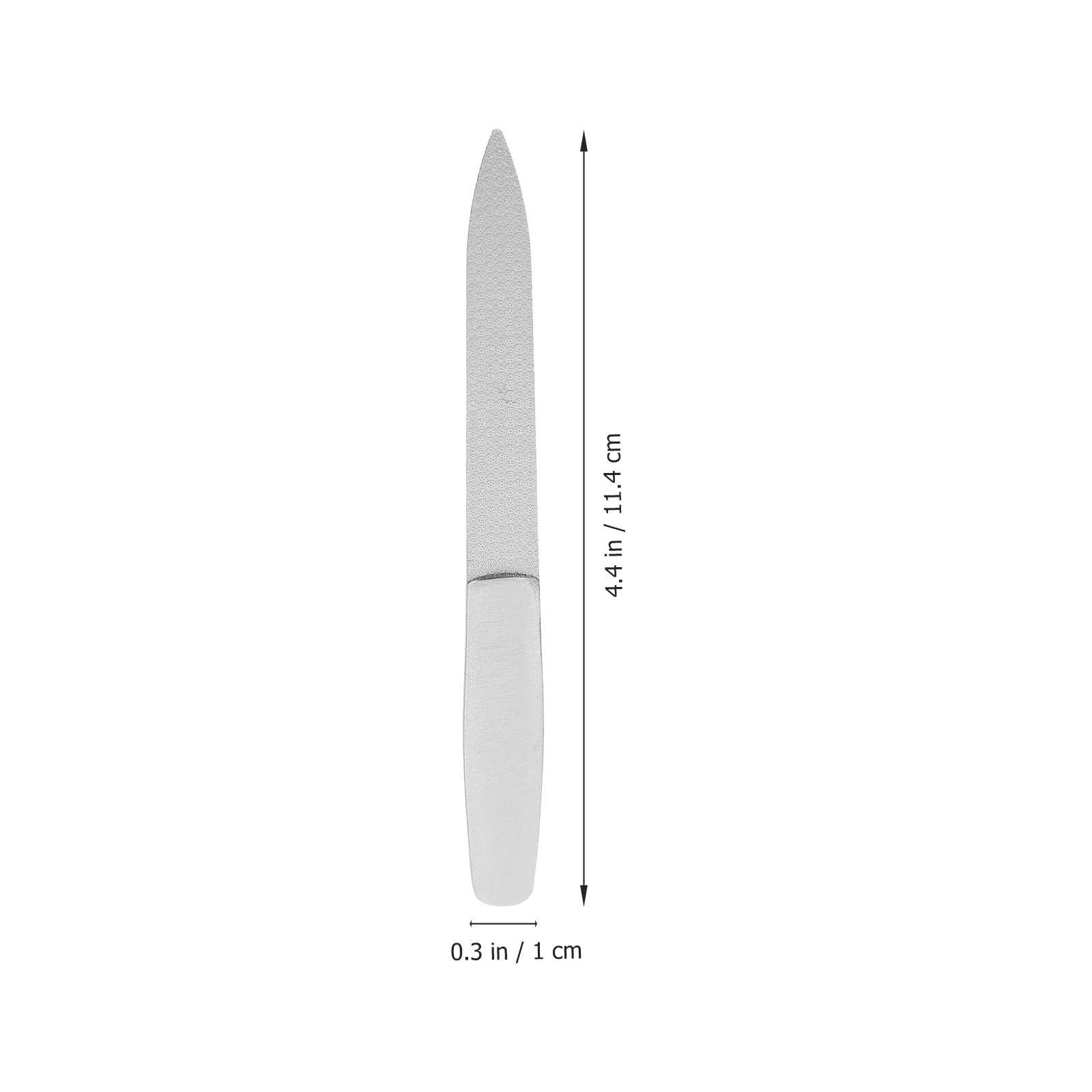 

6 Pcs Nail File Beautiful Shaping Tools Metal Sturdy Files Manicure Smooth Art Stainless Steel Fingernail Maintenance