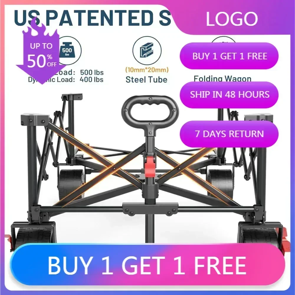 

Горячая распродажа: Складная тележка Timber Ridge 600L большой вместимости для бездорожья с широкими колесами, грузовой сеткой и задней дверцей, ширина 26 дюймов