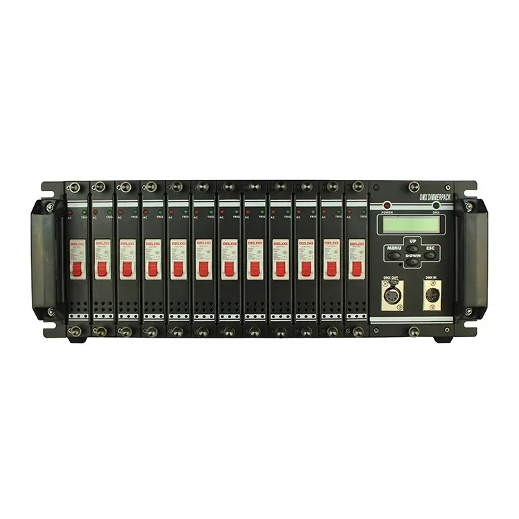 JOYRAY 12CH 12 Channel DMX Dimmer Pack 19inch 4U 20A Per Channel Rear Output Terminal UK