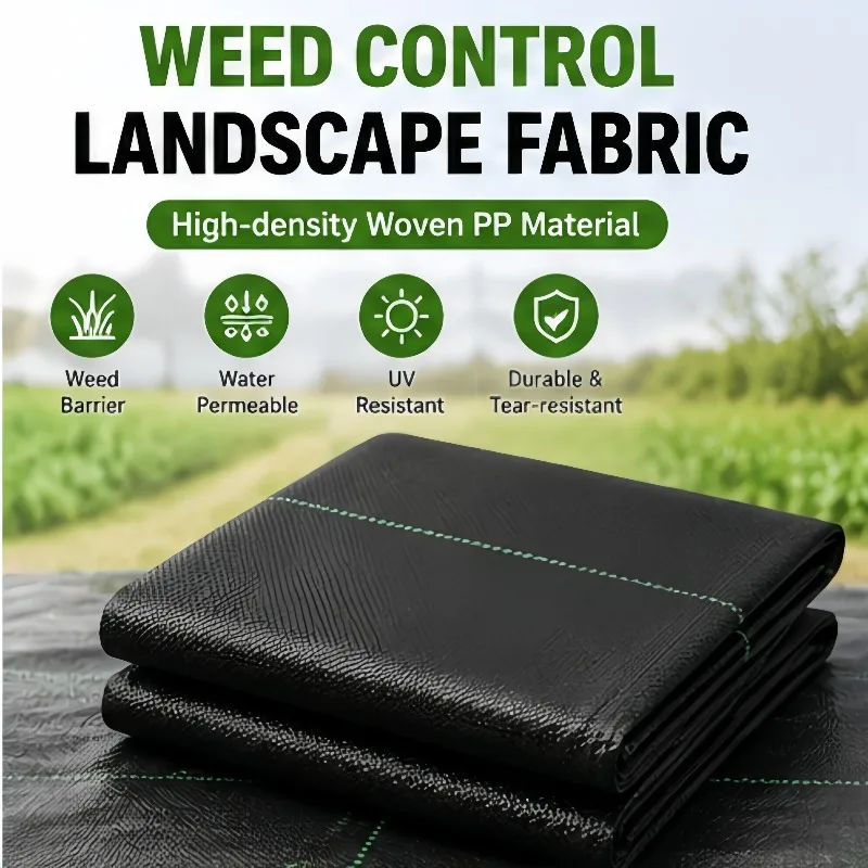 Agricultural Anti Grass Cloth Garden Weed Barrier Fabric Permeable Anti-Weed Mesh Winter Vegetable Greenhouse Cover Weeding Mat
