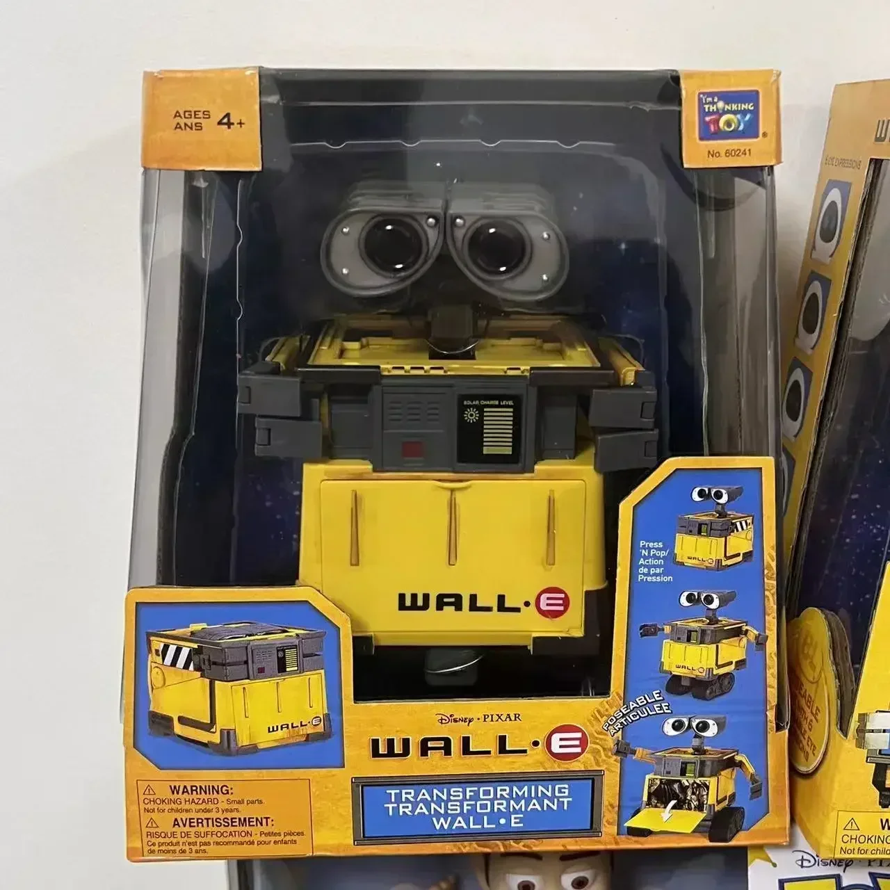 Thinkway-Jouets Transformers WALL-E pour Enfants, Figurine d'Action Robot, Modèle de Jouet, Cadeau de Noël pour Enfants, Collection Originale, En Stock