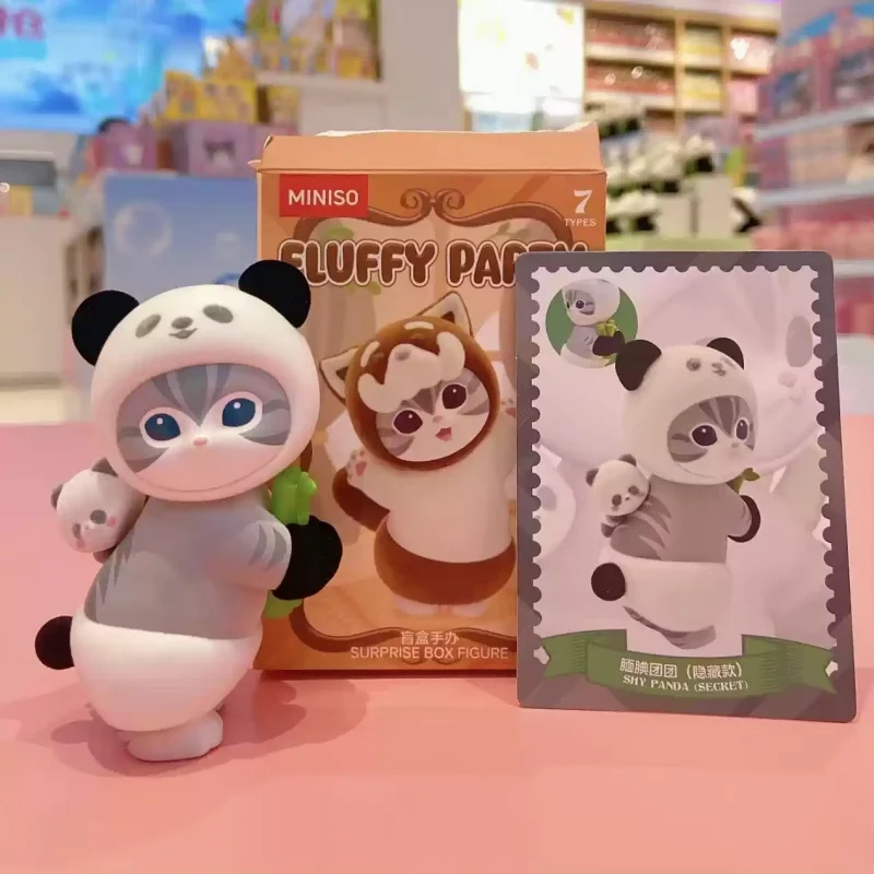 

Authentic 20 Cat Lucky Sandy Cat Series Hairy Party Blind Box Handmade Trendy Toys Ornament Birthday Gifts Soft Cute Bear Design