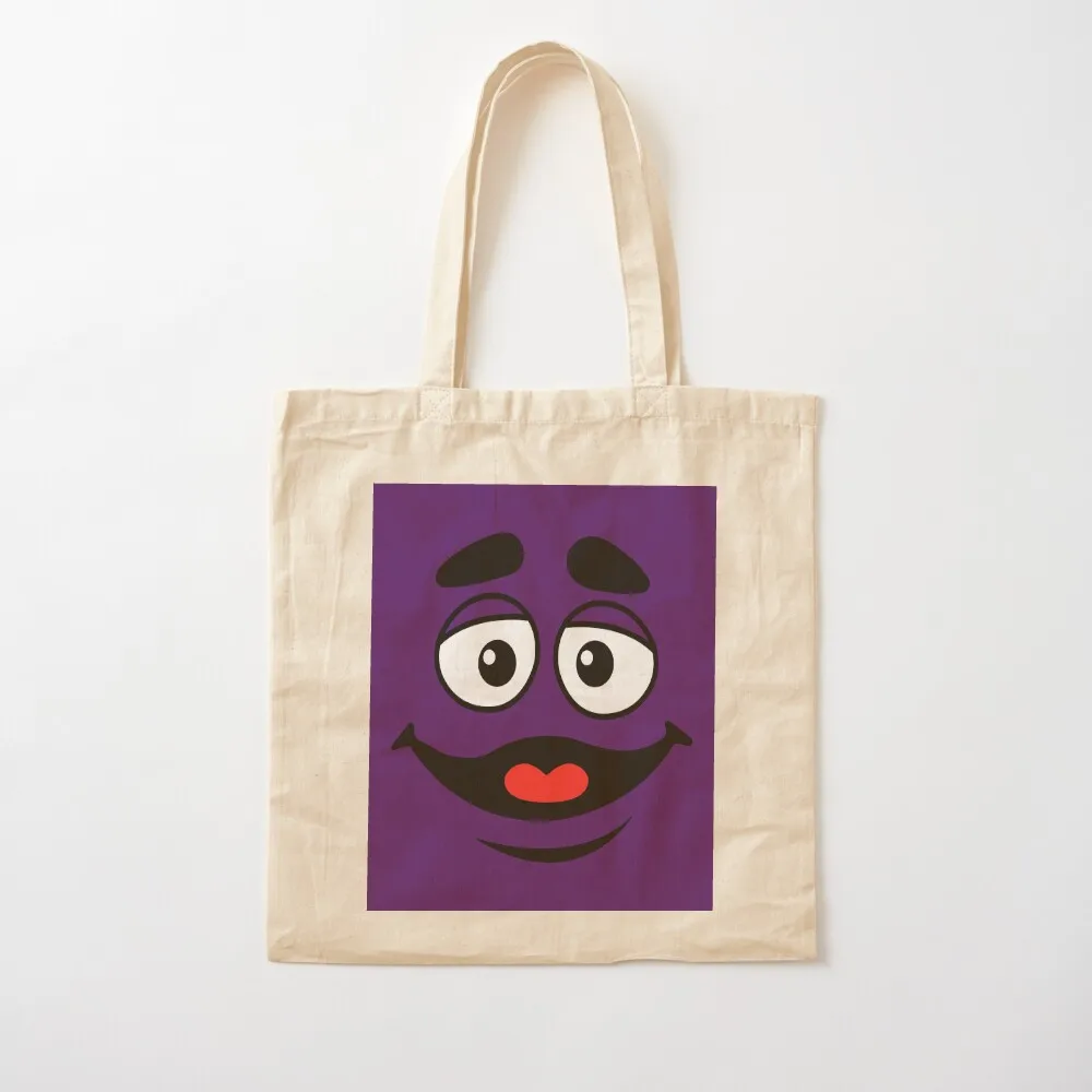Grimace face Tote Bag Women's beach bags personalized tote Candy bags sac pour femme