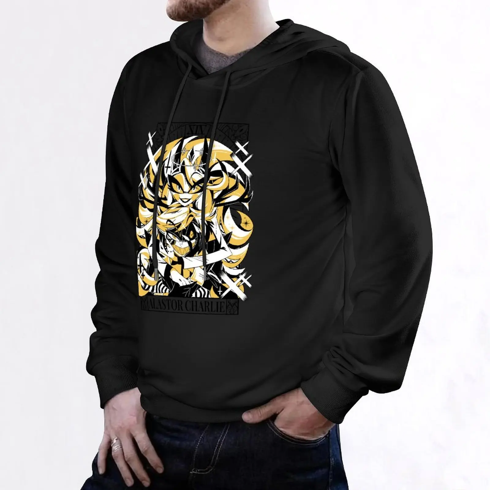 تشارلي + ألاستور 2023 بطاقة التارو مستوحاة من مجموعة الهالوين Fanmerch WHITE Ver. هوديي