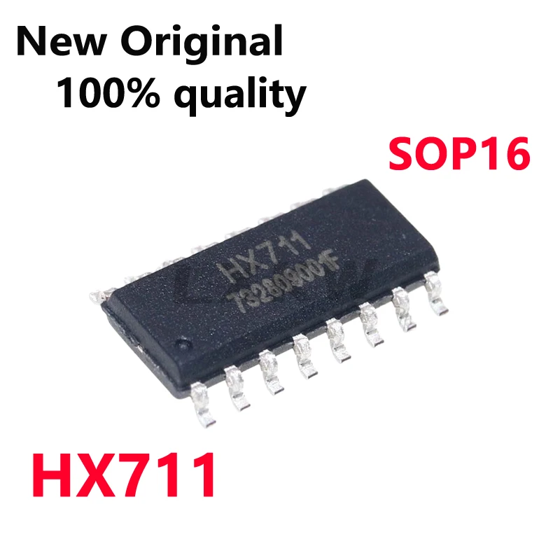 10/PCS New HX711 SOP16 Special analog/digital conversion chip for electronic scales In Stock