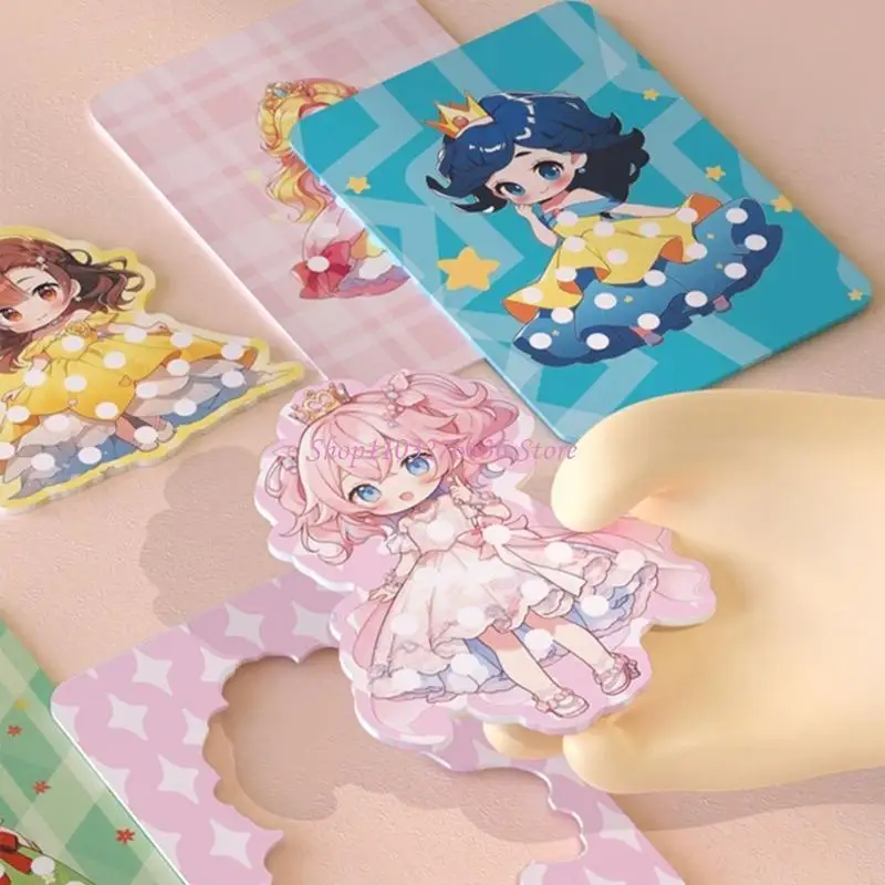 R6FD Meisjes Prinses Verkleden Porren Porren Boek Kinderen Veranderen Kleding Speelgoed